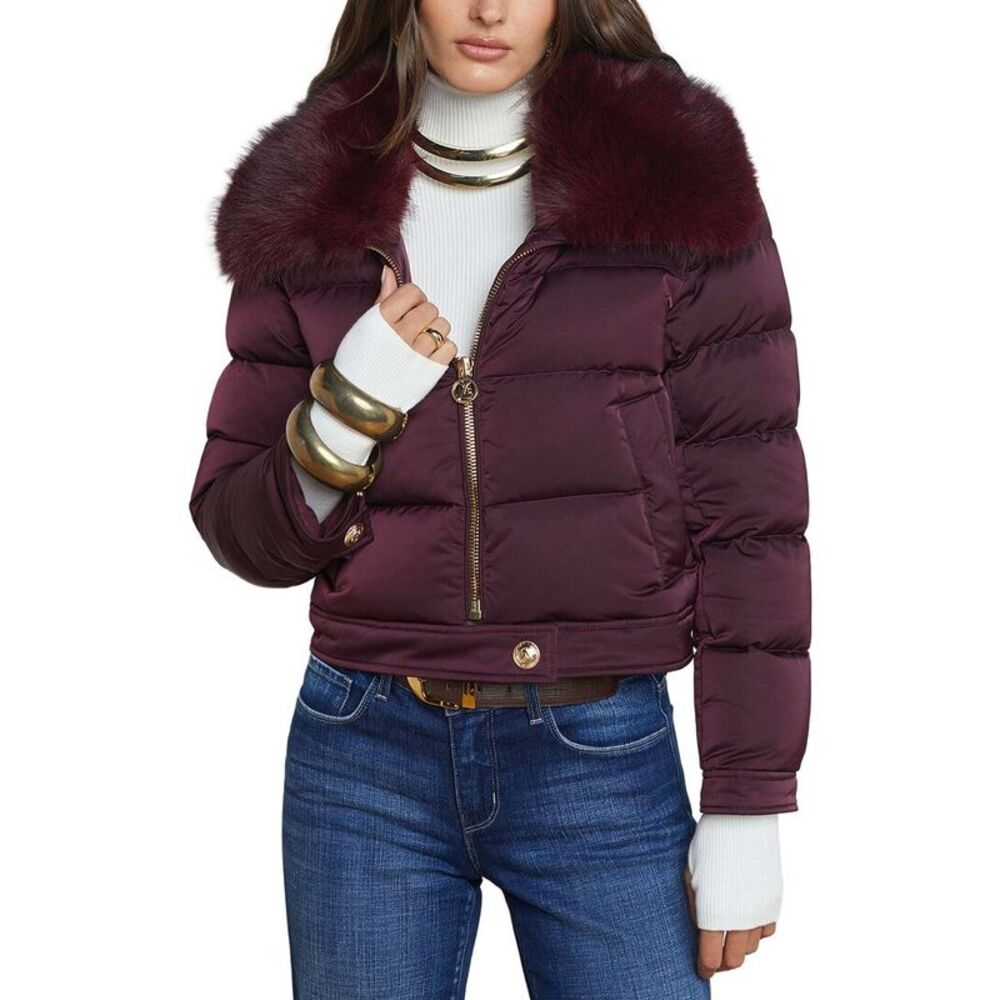 L’Agence Womens Bretton Faux Fur Jacket